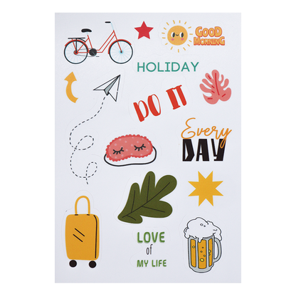 Cozy Little Moments Vinyl Stickers