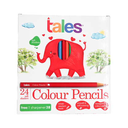 Tales Pencil Colours Long - 24 Shades