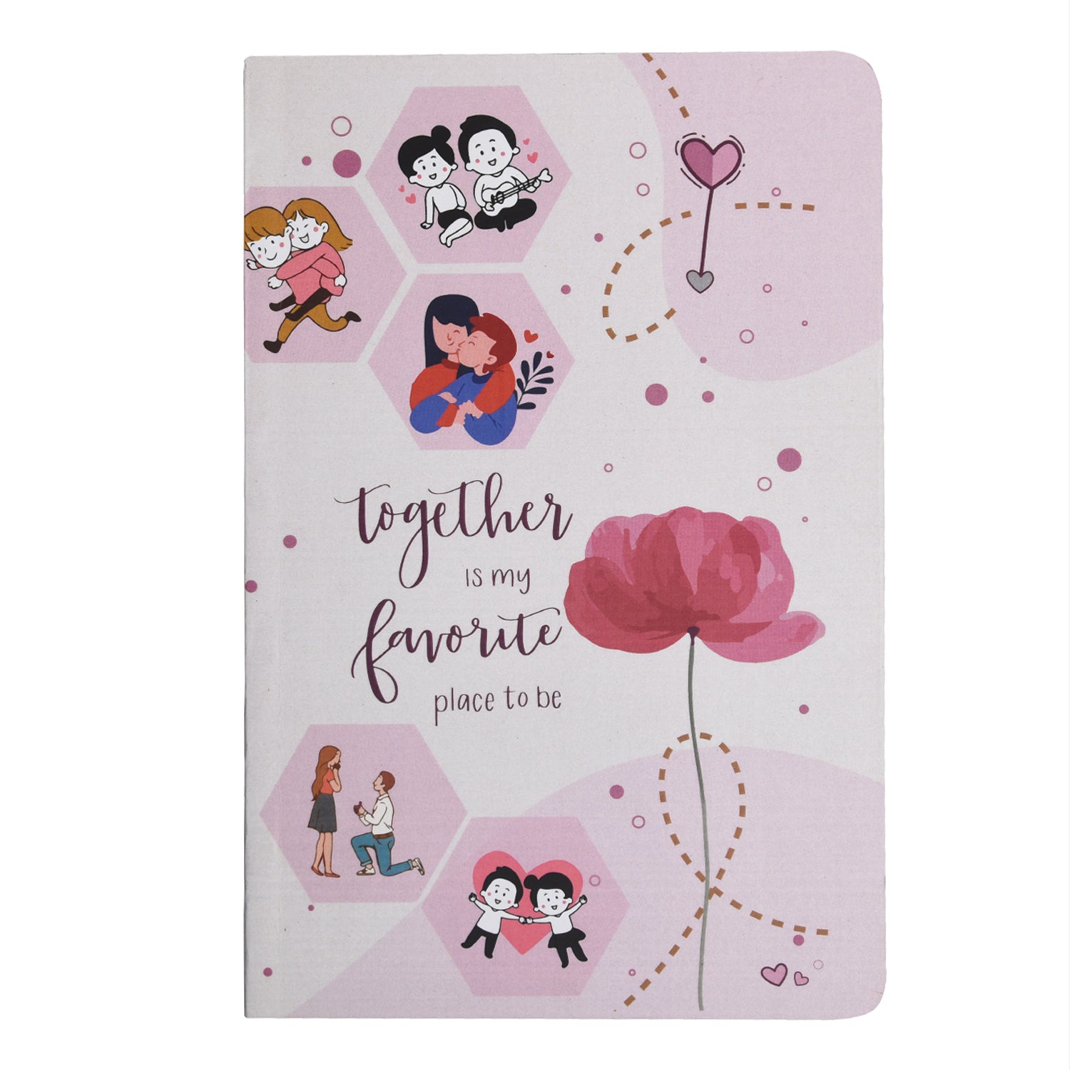 Together Is My Favourite Place To Be A5 Notebook