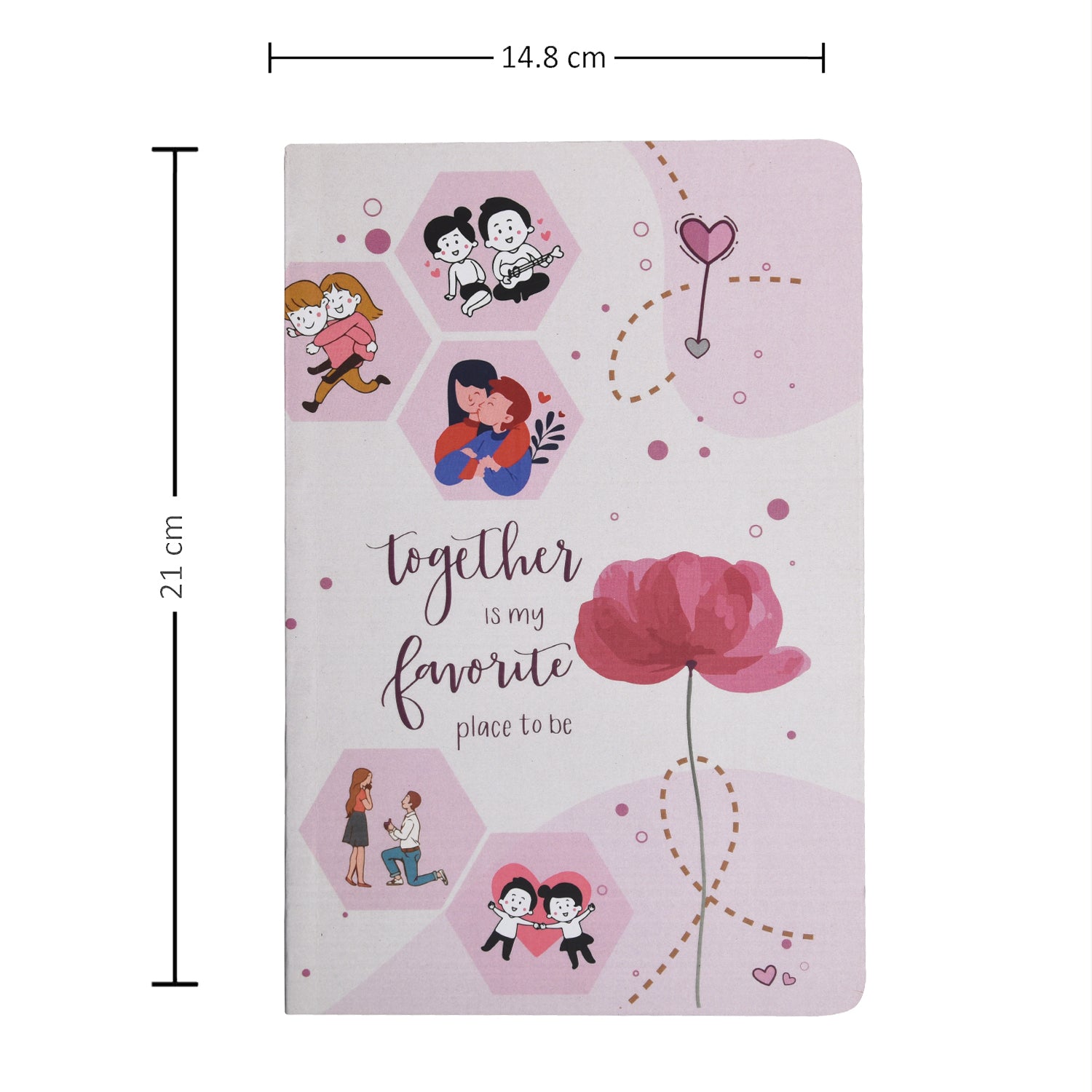Together Is My Favourite Place To Be A5 Notebook