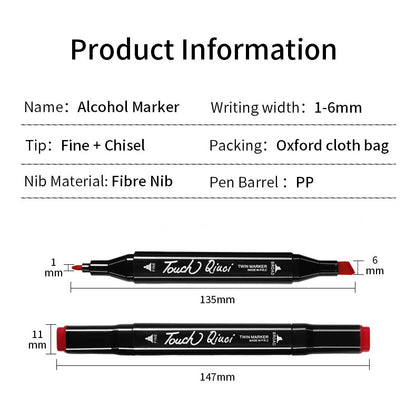Excellent Twin Alcohol Marker Set with great colour choices. 36 colours