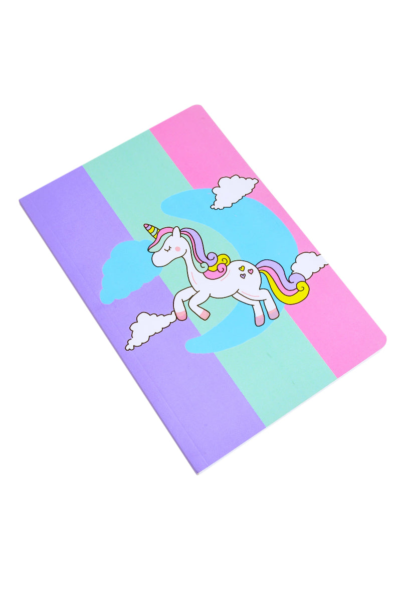 Cute Unicorn A5 Notebook