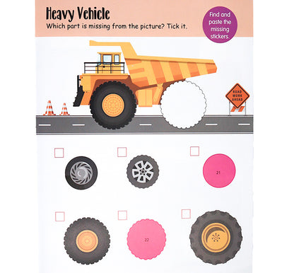 Vehicles - My First Sticker Activity Book