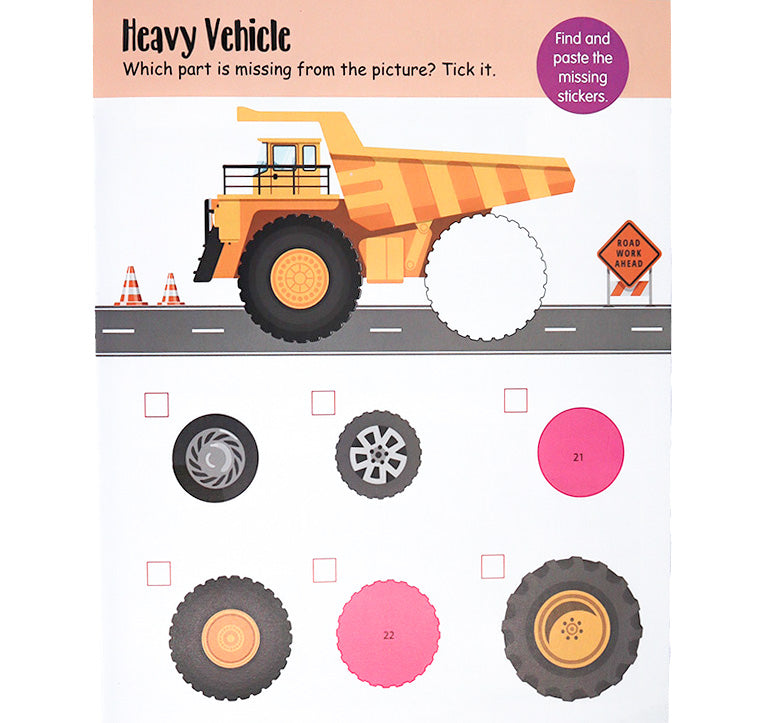 Vehicles - My First Sticker Activity Book