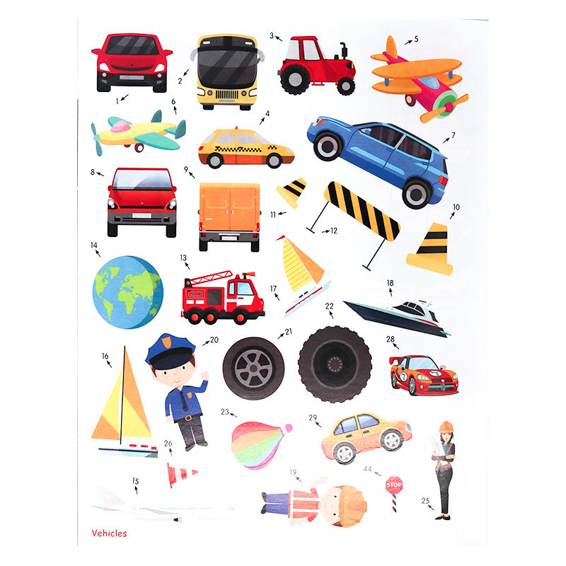 Vehicles - My First Sticker Activity Book