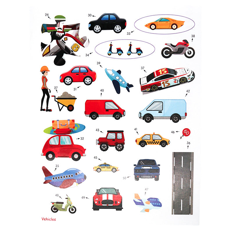 Vehicles - My First Sticker Activity Book