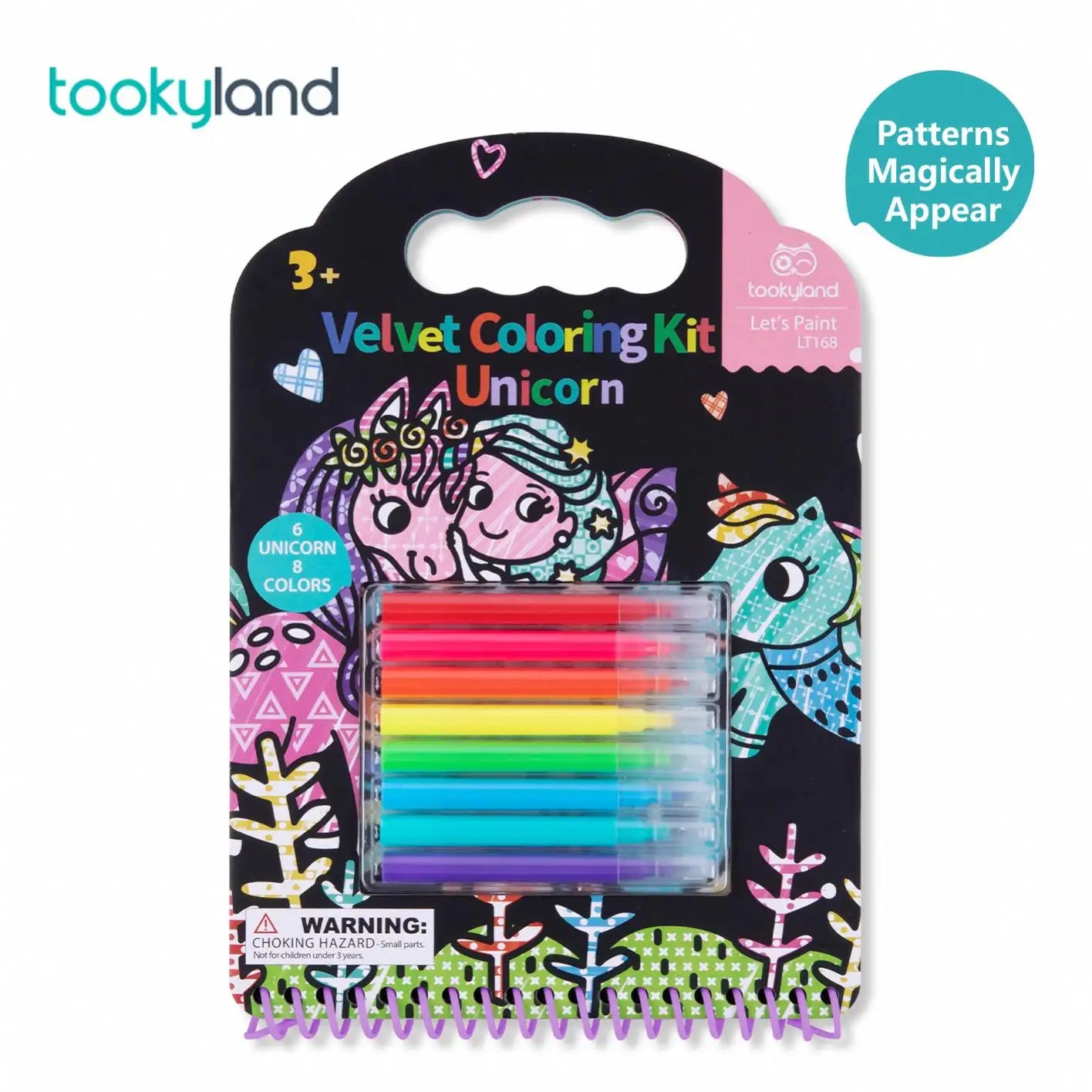 Tookyland Velvet Unicorn Colouring Kit