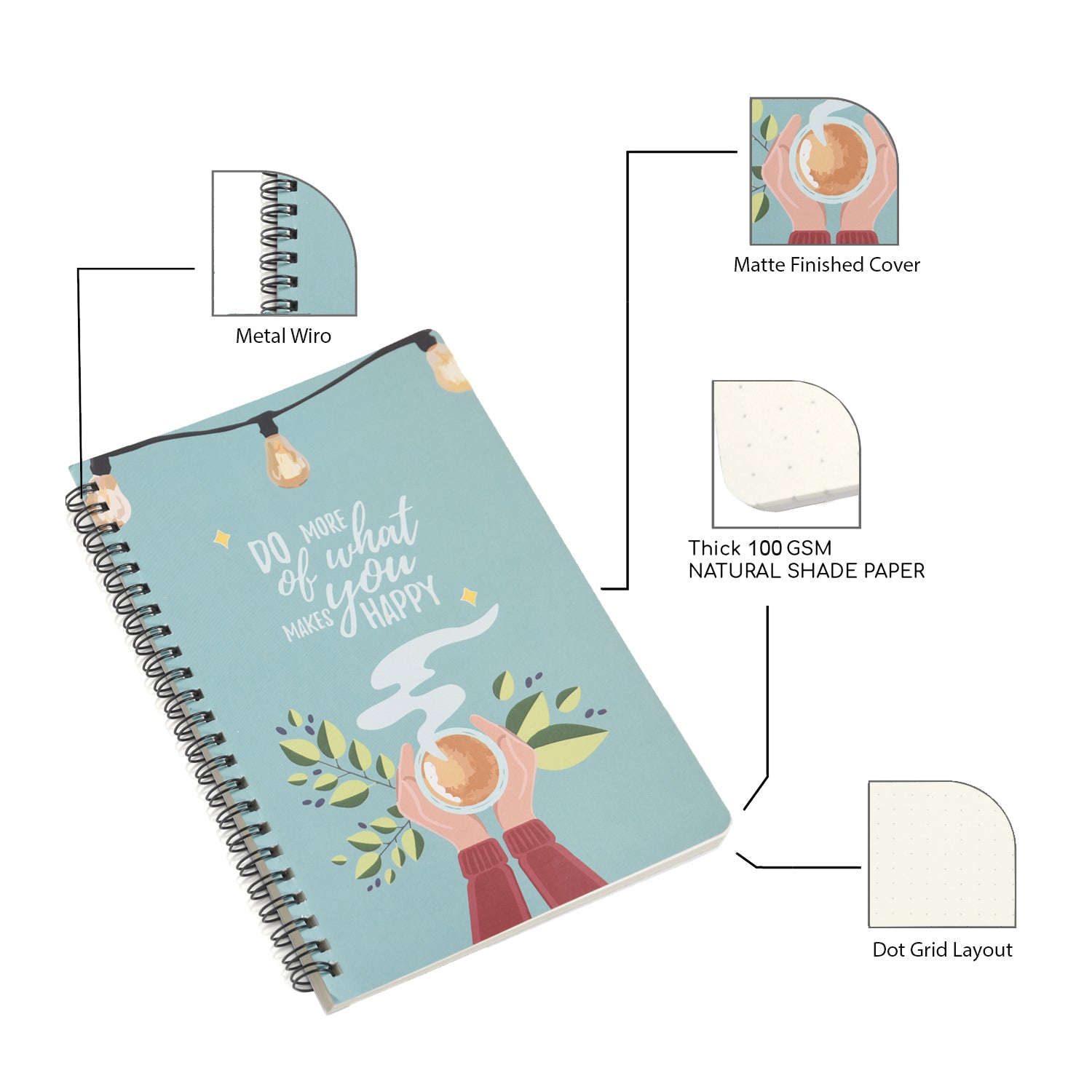 Do More Wiro Journal - A5 Notebook