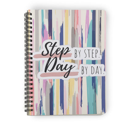 Step By Step Day By Day Dotted A5 Wiro Journal - Journals