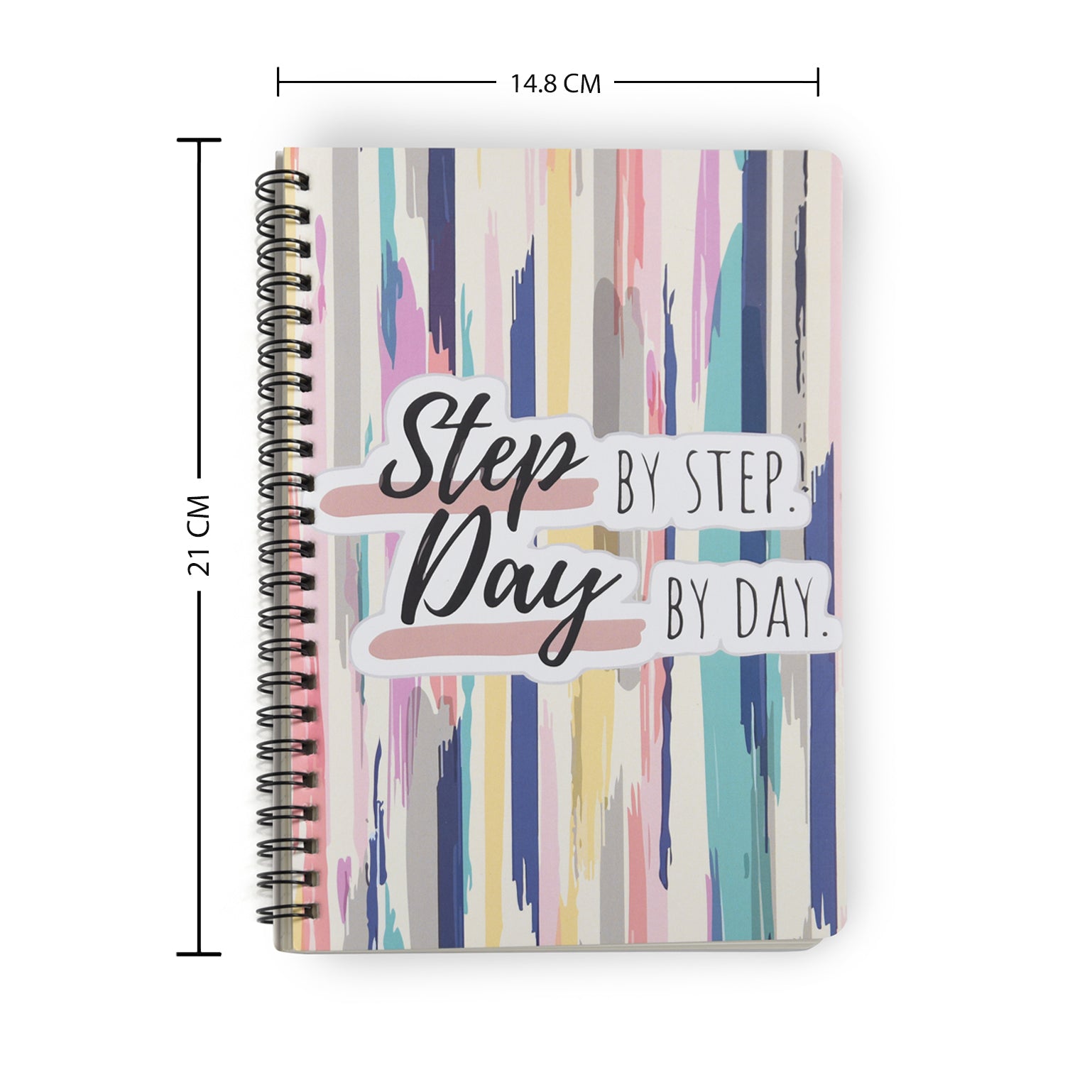 Step By Step Day By Day Dotted A5 Wiro Journal - Journals