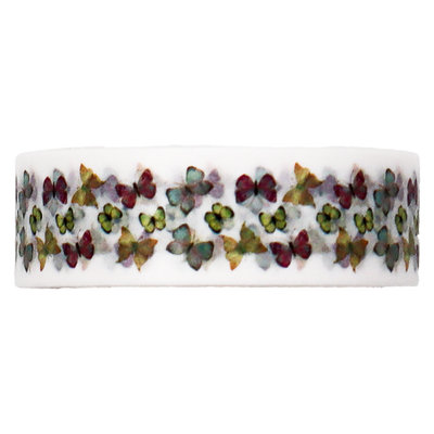 Bring the delicate beauty of nature to your crafts with our Butterflies Washi Tape.