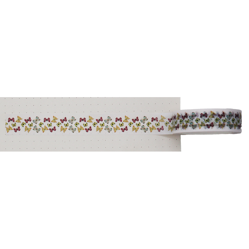 washi tape ideal for decorating journals, scrapbooks, greeting cards, gift wrapping, and other DIY projects.