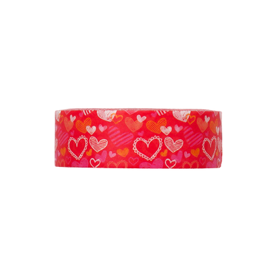 Hand-Drawn Heart Design Washi tape to express love