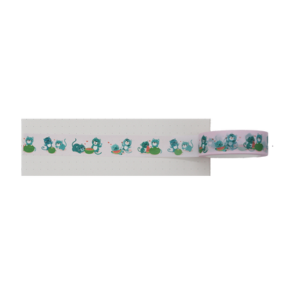 Cat washi tape to decorate cards and gifts
