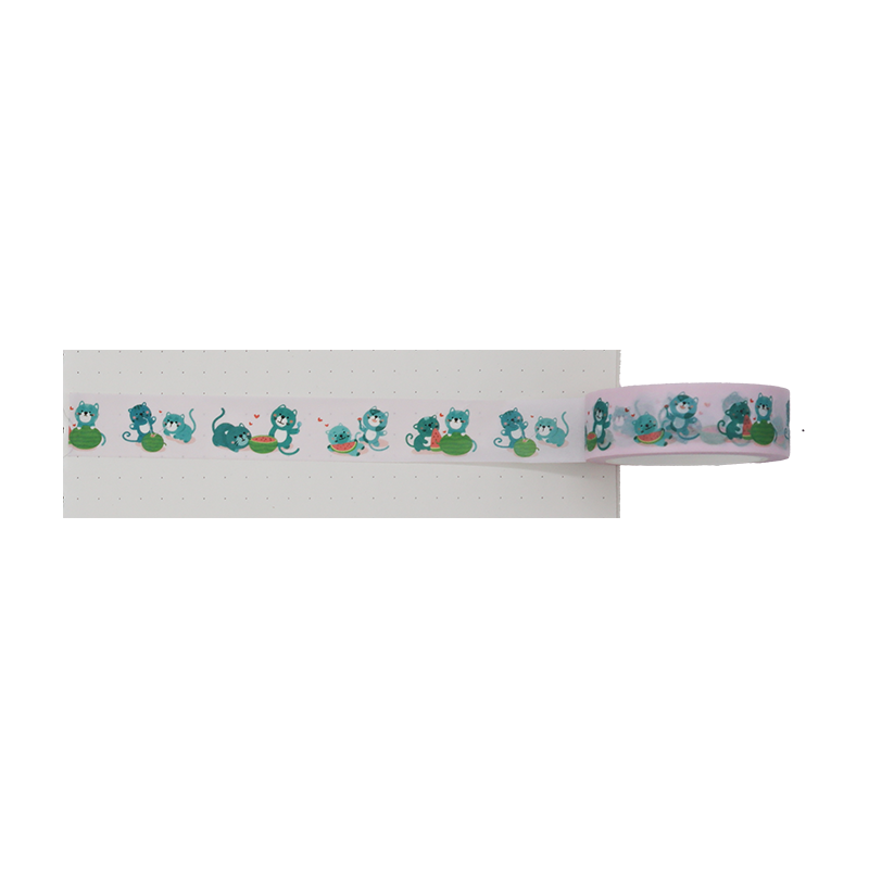 Cat washi tape to decorate cards and gifts