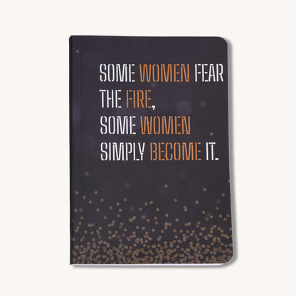 Women Fire Self-Confidence Notebook