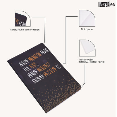 Women Fire Self-Confidence Notebook