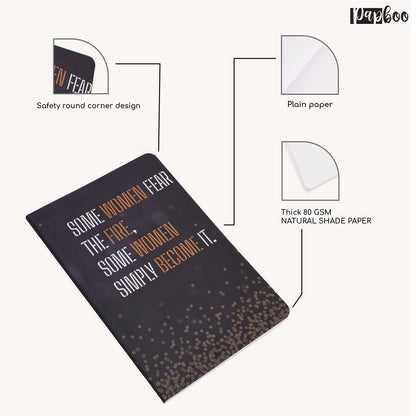 Women Fire Self-Confidence Notebook
