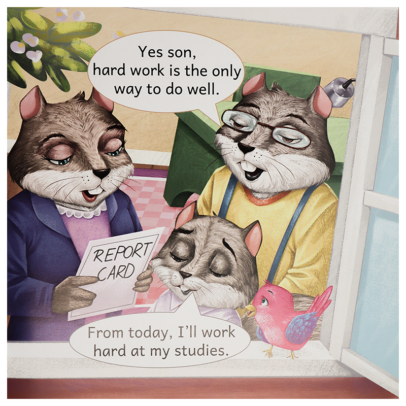 Work Hard Storybook doodleverse