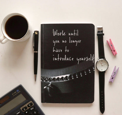 Work Until Notebook A5