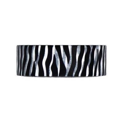 Unleash your wild side with this fierce Animal Print Stripe Washi Tape. 