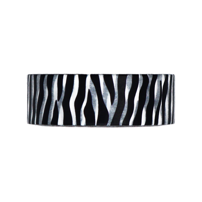 Unleash your wild side with this fierce Animal Print Stripe Washi Tape. 