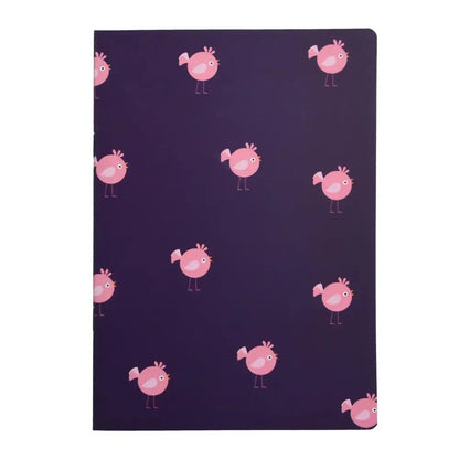 A5 Cute Animal Notebooks - Set of 4 Unruled for Doodling & Writing - Notebook
