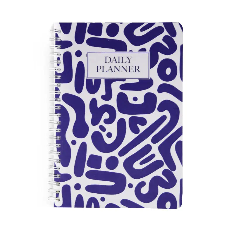 Blue White Daily Planner