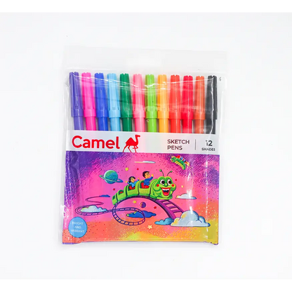 Camel Sketch Pens - 12 Shades - Sketch Pens