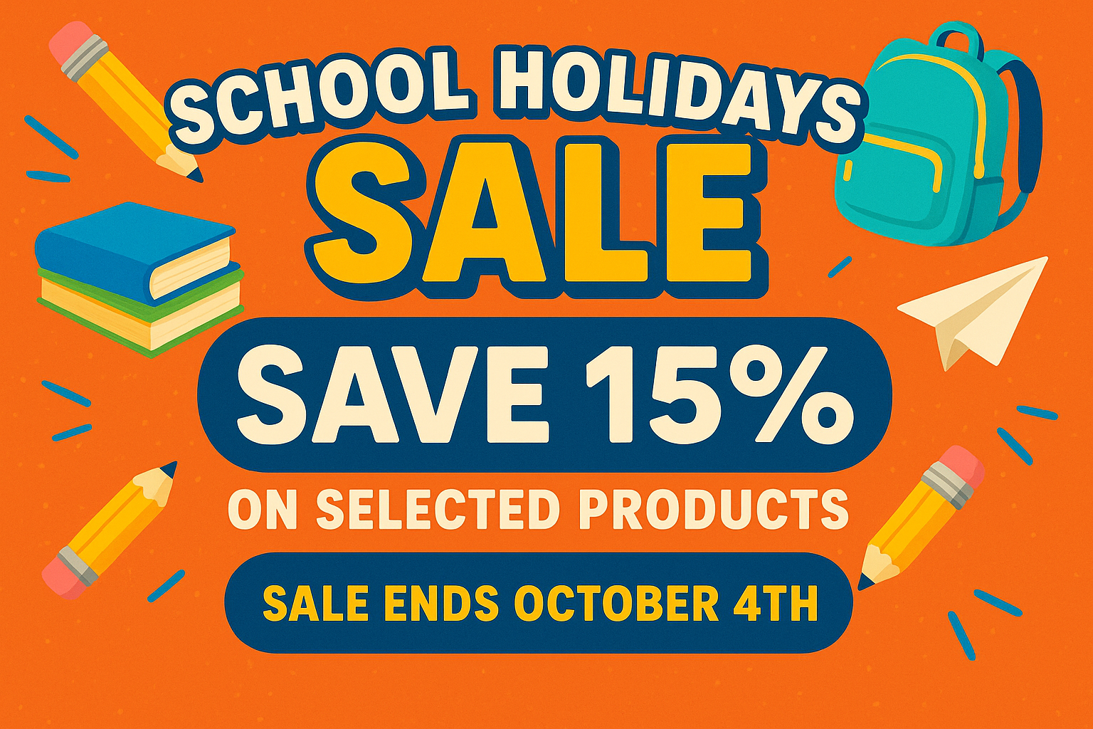Change discount to 15%
