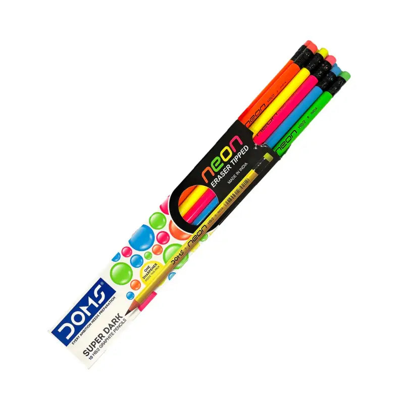 DOMS Neon Super Dark Pencils
