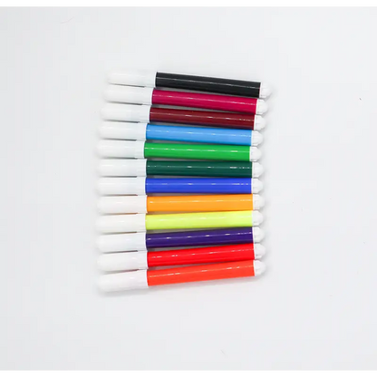DOMS Sketch Mini Water Colour Pens 12 Bright Shades - Sketch Pens