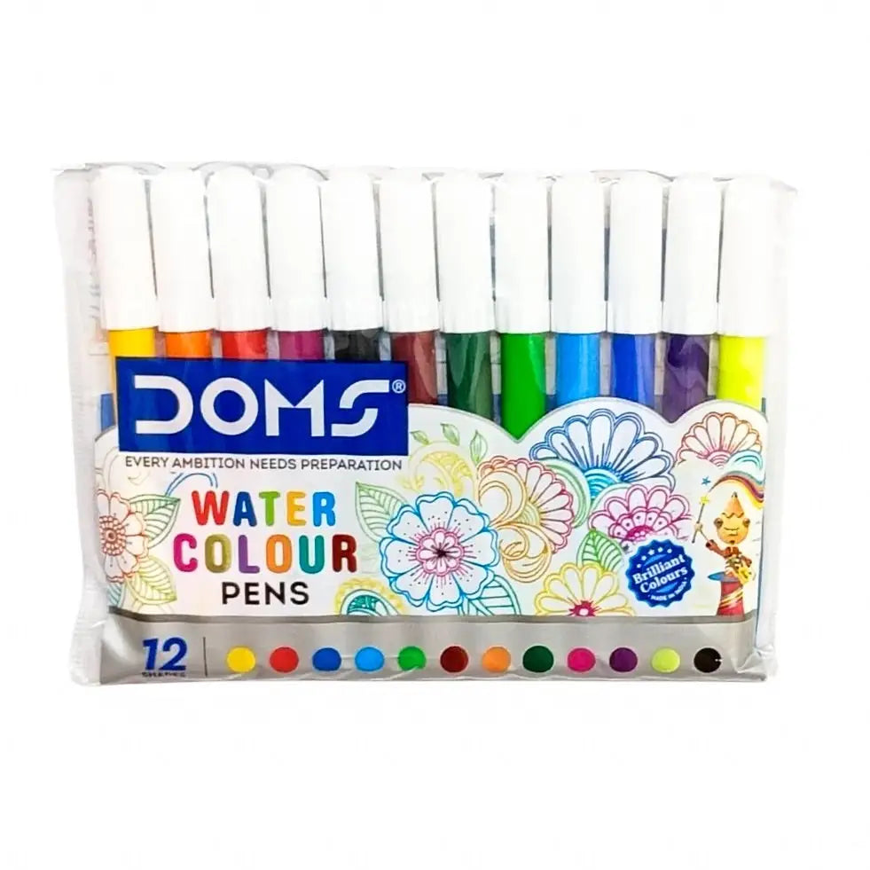  DOMS Water colour Pens 12 shades