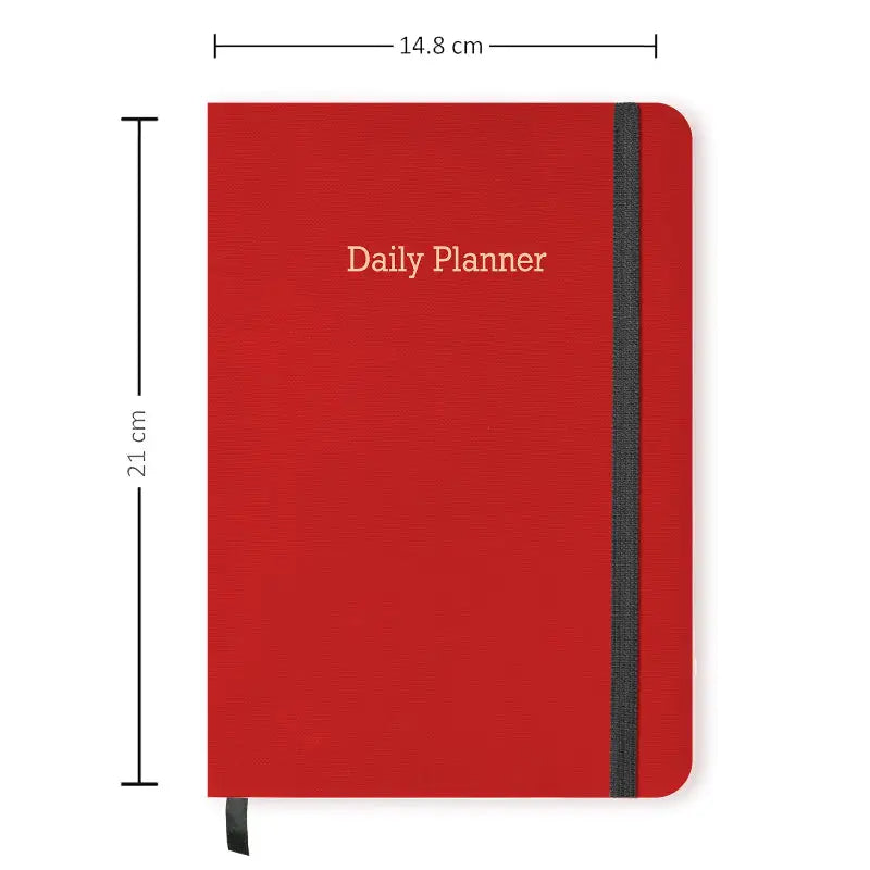 A5 Size Executive Daily Planner | Red