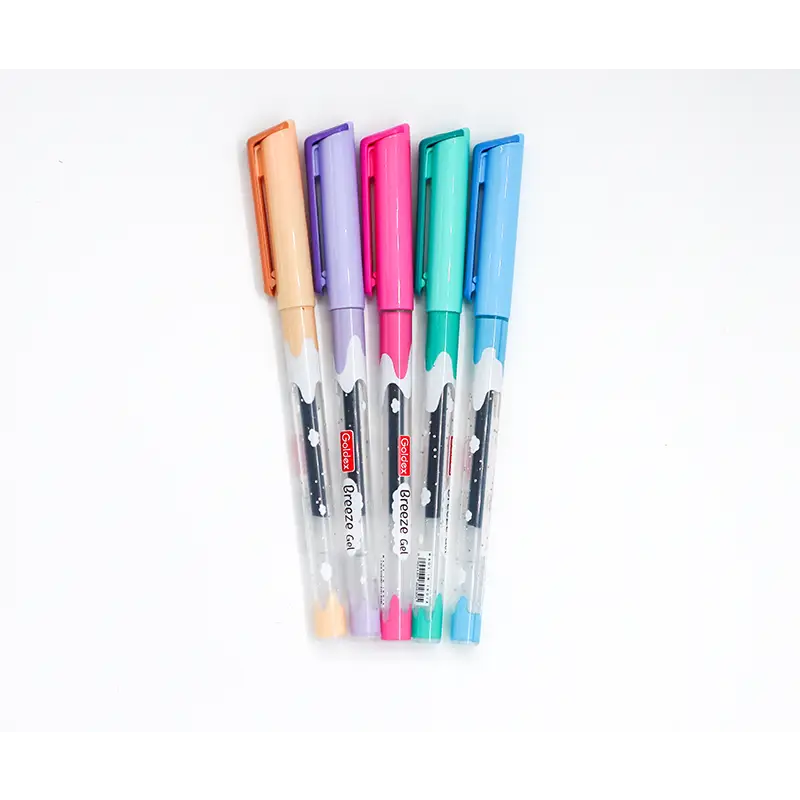 Goldex Breeze Gel Pen | Black and Blue Ink