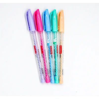 Goldex Cotton Doll Ball Pen Colour Blue 0.7mm - ball pen