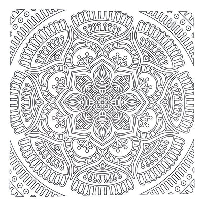 Mandala Adult Colouring book