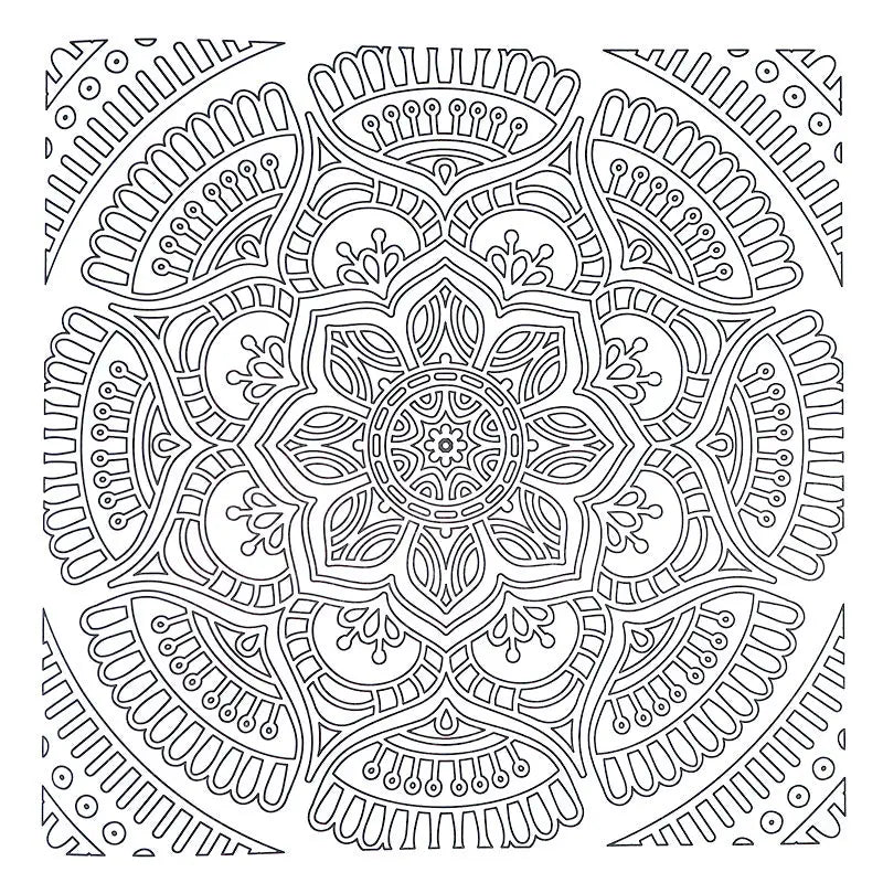 Mandala Adult Colouring book