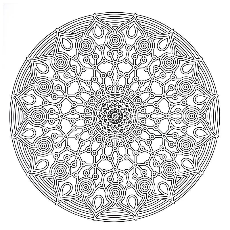 Mandala Adult Colouring book