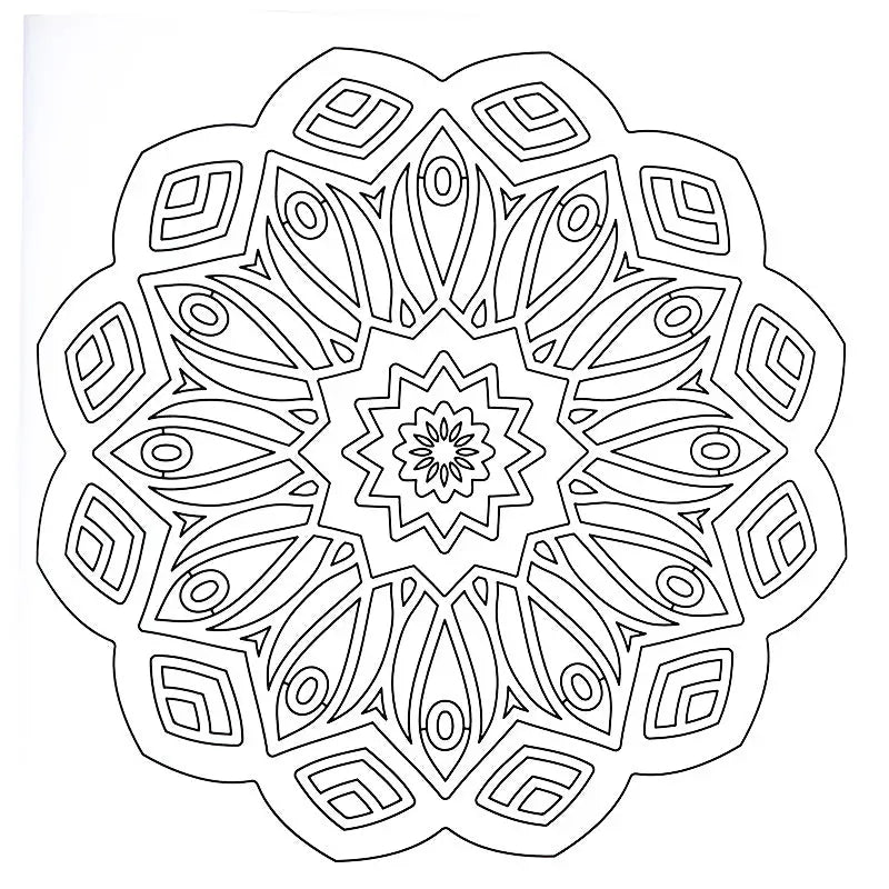 Mandala Adult Colouring book