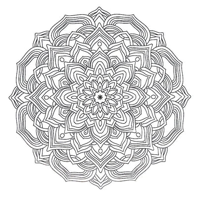 Mandala Adult Colouring book