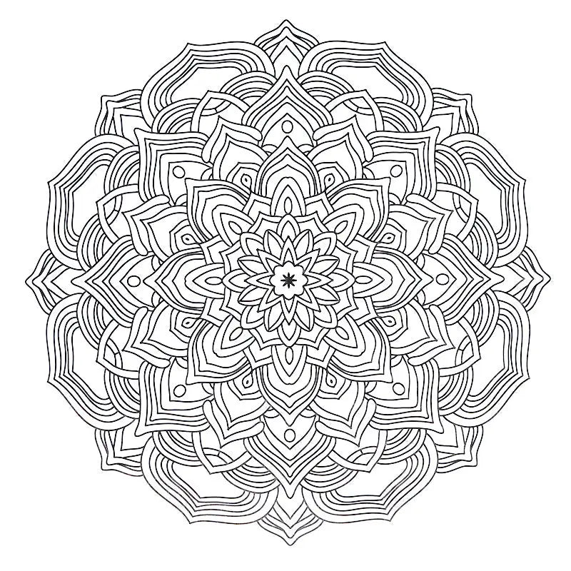 Mandala Adult Colouring book