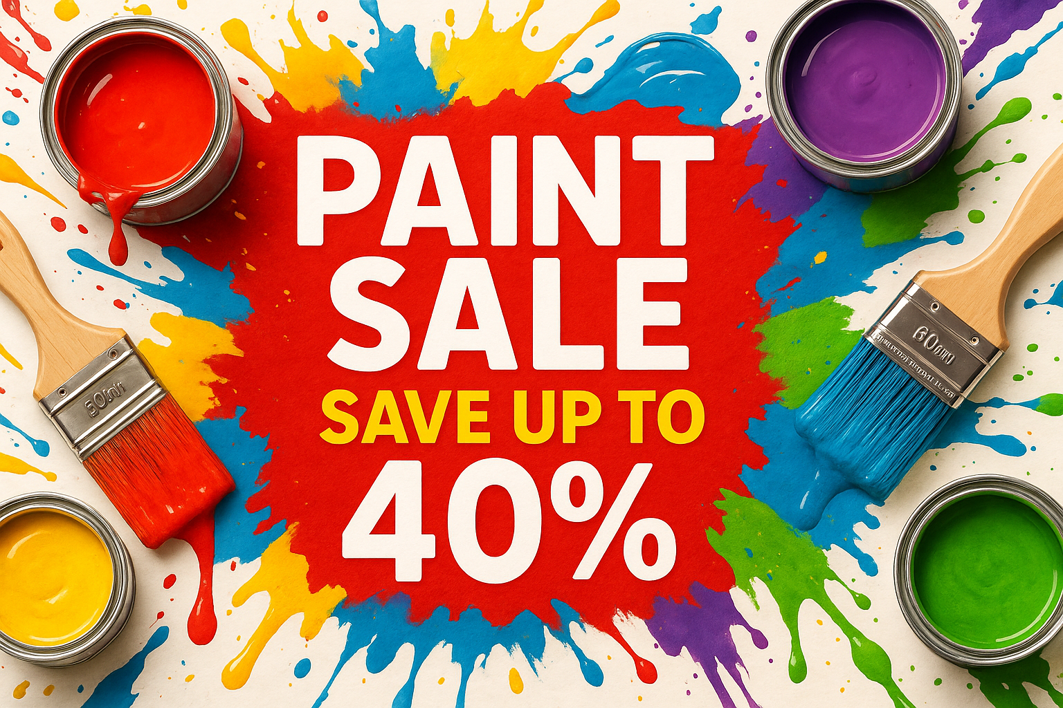 Paint Sale Save upto 40%