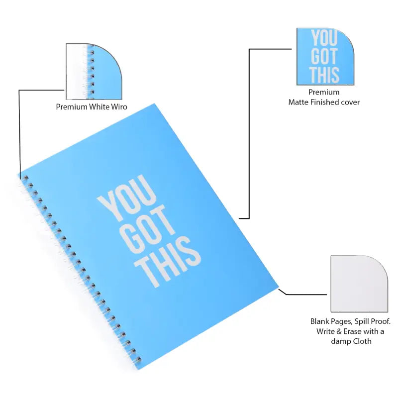 Rewriteable Notebook You Got This
