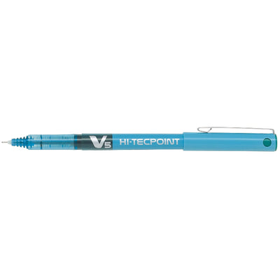 turquoise colour 'Pilot V5' hi-tecpoint pen