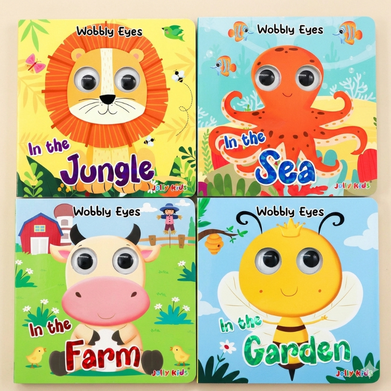 wobbly eyes bundle of 4 books